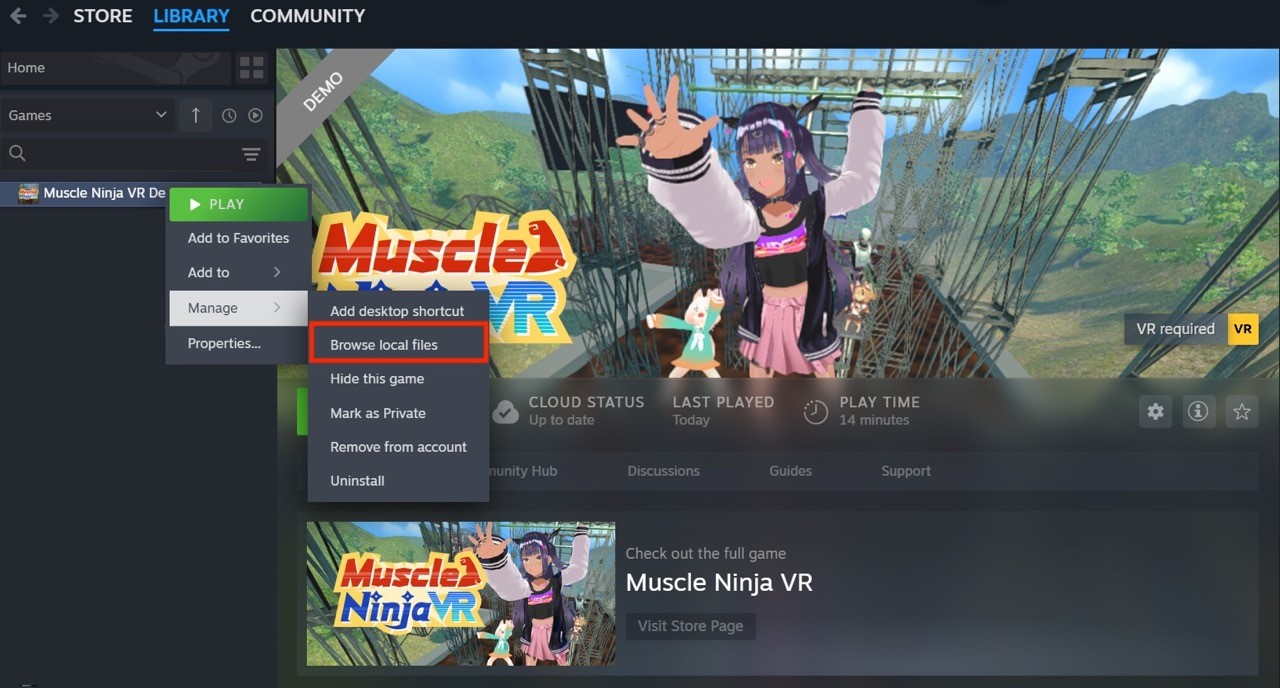 Find the 'Avatar' folder to place the VRM file