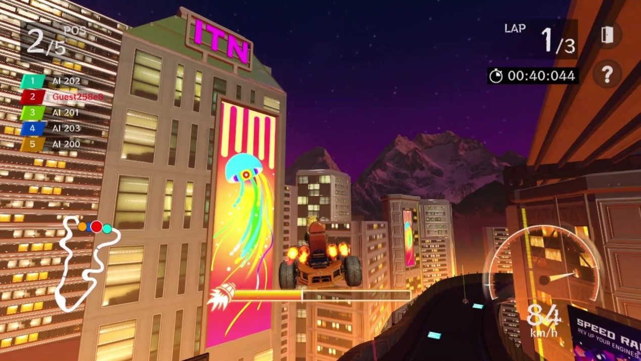 Drifting in Speed Racing