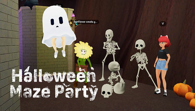 Unleash Spooky Fun: Costume Up for the VIVERSE Halloween Maze Party 🎃