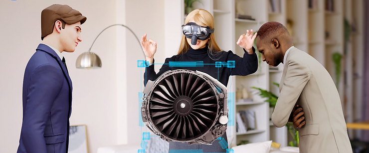 在 VIVERSE for Business 中操控共享的 3D 物件