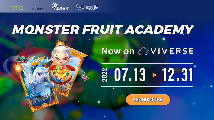 VIVERSE teamed up with TPTS to launch 12 limited editions of NFT for Monster Fruit Academy!