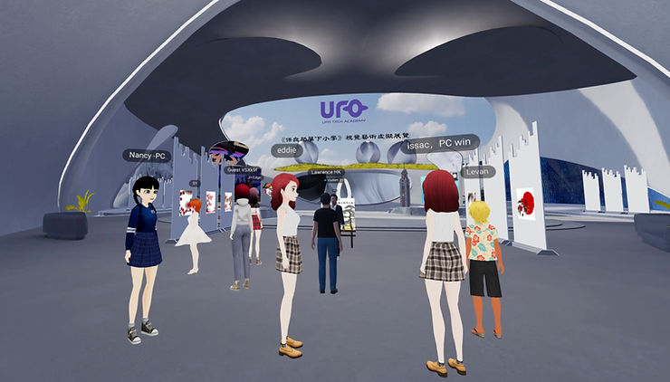 VIVERSE與UFO Tech Academy建立戰略合作，在虛擬展覽館中展示百位學生運用 AI 技術進行數位藝術創作